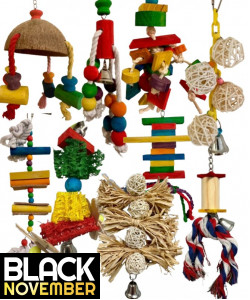 9 X Parrot Toy Pack - Budgies, Conures, Cockatiels, Caiques, Quaker Etc - RRP £95.91 - Pack 2